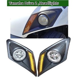 Dr.Acces Golf Cart light intender for Yamaha Drive2 (Yearly 2017 up Complete ultimate LED Light Kit with Turn Signals, Hazard Flasher, Horn and Brake