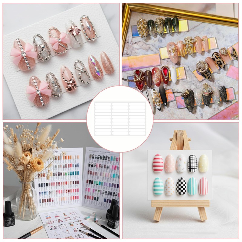 12 Sheets Double Sided Nail Tape, Double Sided Tape for