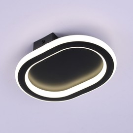 Volcode 12V 8inch RV LED Ceiling Fixture, 12V RV Interior Light Fixture with On&Off Switch, 16W, 4000K Nature White, Dimmable, 12Volt Wall Reading Light for RV Motorhome Camper Trailer