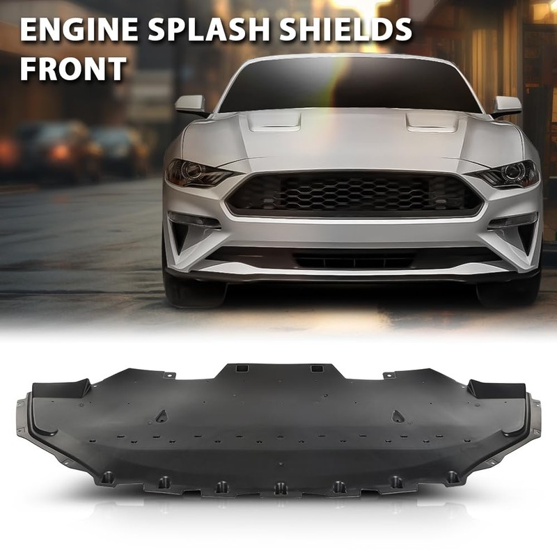 G-PLUS Front Engine Splash Shield Cover Compatible with Ford Mustang