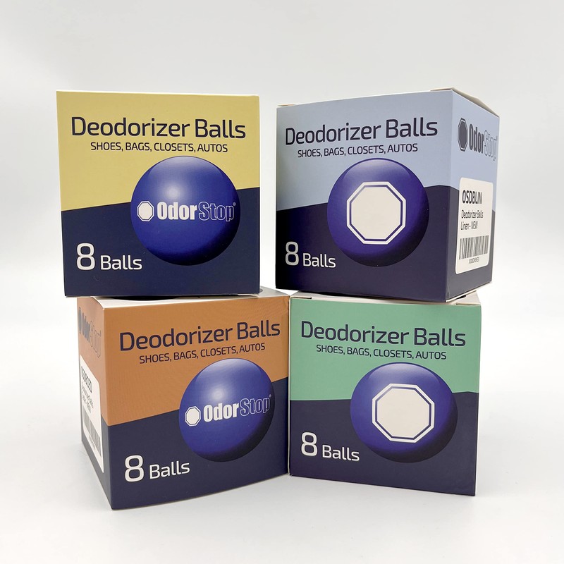 OdorStop Deodorizer Balls 8 Pack - Linen Scent