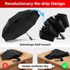 TUMELLA Flip-proof Inverted Travel Umbrella, Small Strong but Light Portable