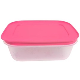 Tupperware Kühlschrank-System Eidgenosse Kompaktbehälter Vorrat Modular Kühlschrank System (gelb 1 Liter) (pink 450ml)