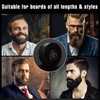 2 Pack Beard Brush for Men - Natural Boar Bristle