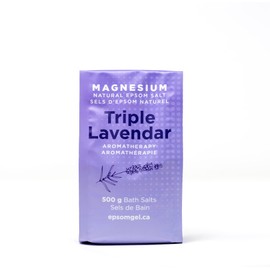 Epsomgel™ Triple Lavender - Magnesium Mineral Bath, 500 g