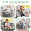 Hobestluk Bean Bag Chair Oversized Bean Bag Chair for Adults