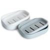 Plastic Soap Dish with Drainage,Soap Dishes Holder for Bathroom Shower，Keep