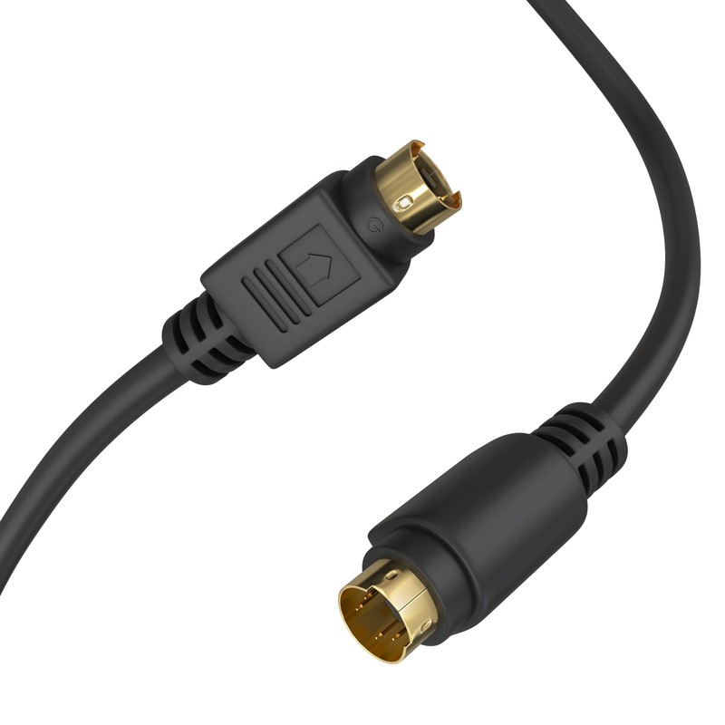 Cmple - S-Video Cable Gold-Plated (SVHS) 4-PIN SVideo Cord -