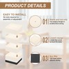 sourcing map 4Pcs Bed Risers, Square Heavy Duty Stackable Lift