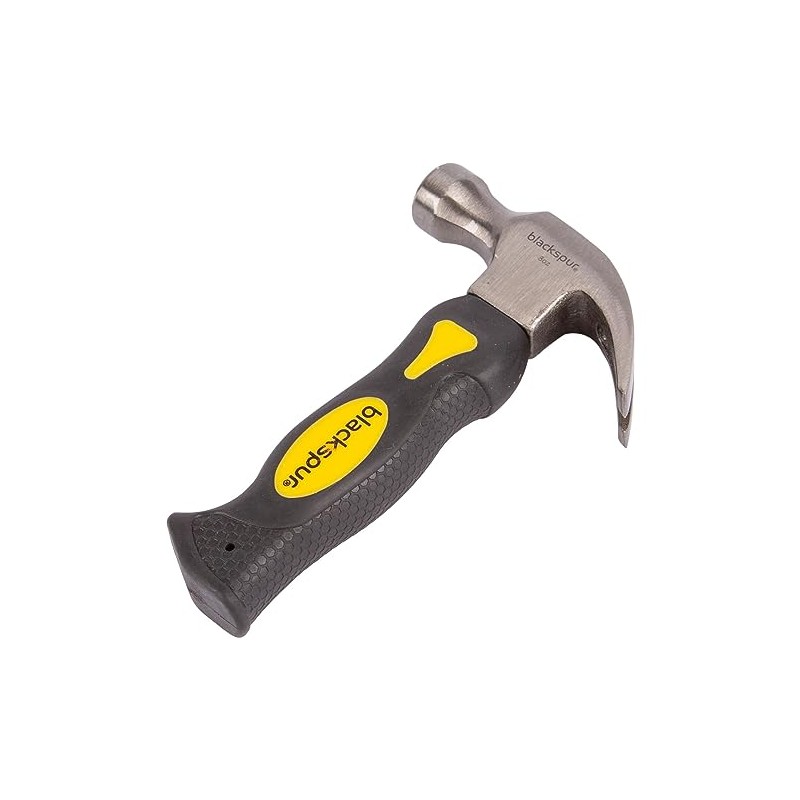 Blackspur - Magnetic Stubby Claw Hammer - 8oz - Yellow