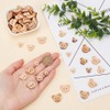 arricraft 120 Pcs Animal Wooden Sewing Buttons, 6 Styles, 2-Hole