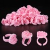Pretty memory 150 Pcs Glue Rings for Eyelash Extensions, Lovely