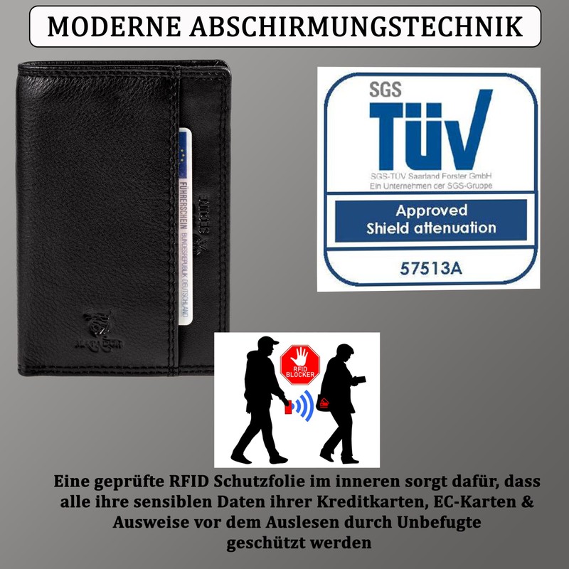 Matador 8107 Wallet, Nappa Black, Classic