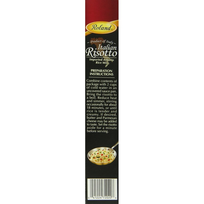 Roland Italian Risotto, Vegetable Primavera, 5.8 Ounce (Pack of 6)