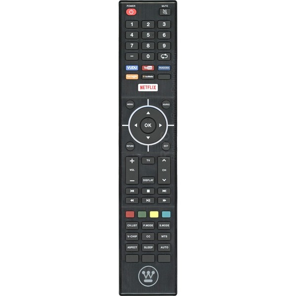 Westinghouse LCD TV Remote Control for Models WD65NC4190, WE55UC4200, WD55UT4490,