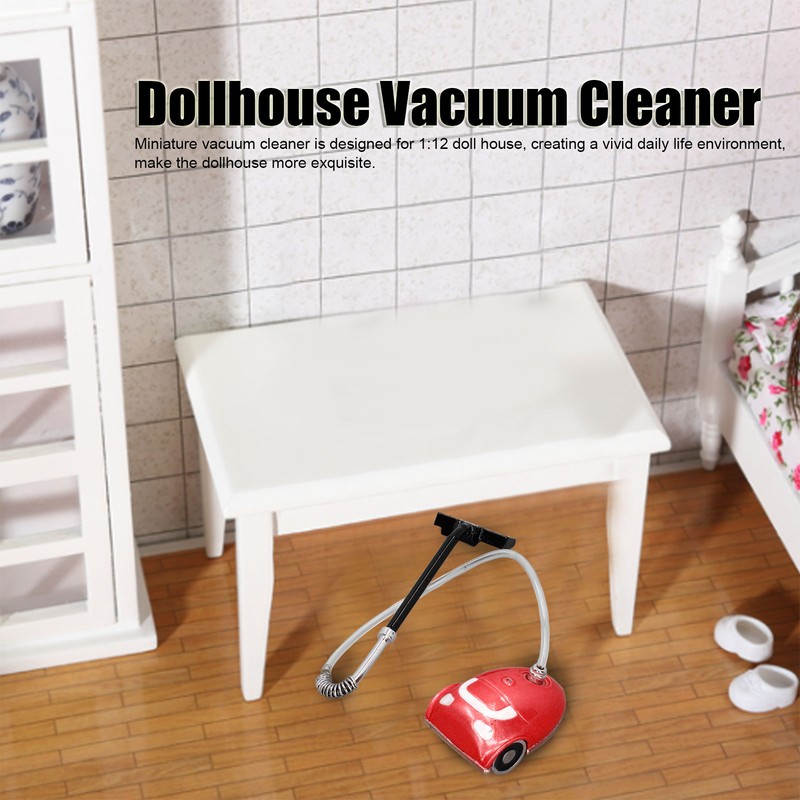 1:12 Dollhouse Vacuum Cleaner Miniature Vacuum Cleaner Model Home Appliance