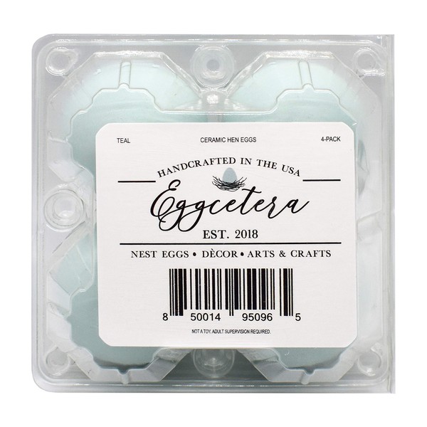 Eggcetera Eggcetera Ceramic Nest Eggs 4-Pack (Ameraucana)