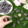 SUPERFINDINGS 50Pcs Mini Cinder Blocks For 1:12 Diorama Dollhouse Building