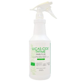 LUCAS-CIDE Ready To Use All Purpose Cleaner - Home Essentials Cleaning Supplies For Everyday Hygiene - Thyme Scented Disinfecting Spray Bathroom Cleaner, Glass Cleaner, Floor Cleaner, etc.…
