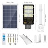 TFKK 500W Solar Street Light, 80000LM Light Sensor Solar Lights