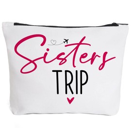 Weekender Bags for Women Sisters Trip Gifts Girls Trip Gifts Favors Girls Weekend Gifts Bachelorette Party Decorations Bridesmaid Gifts for Friends Sister Makeup Cosmetic Bag Travel Organizer