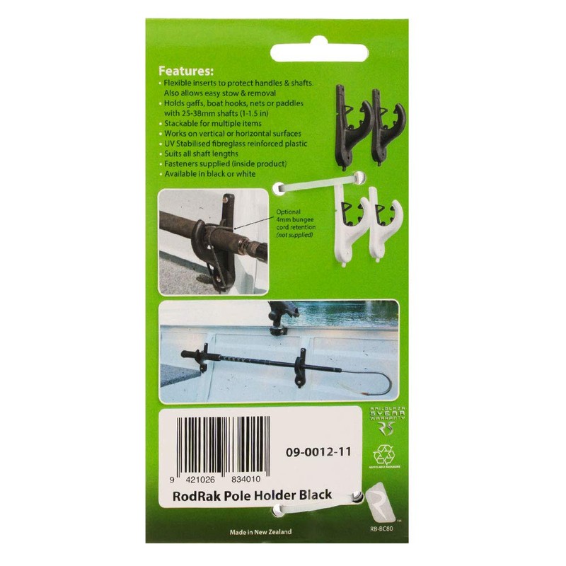 Railblaza Unisex Adult ND-253 Rodrak Pole Holder Black, Standard