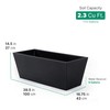 Step2 Tremont Trough Planter, Large Planters for Outdoor Plants, Gardening
