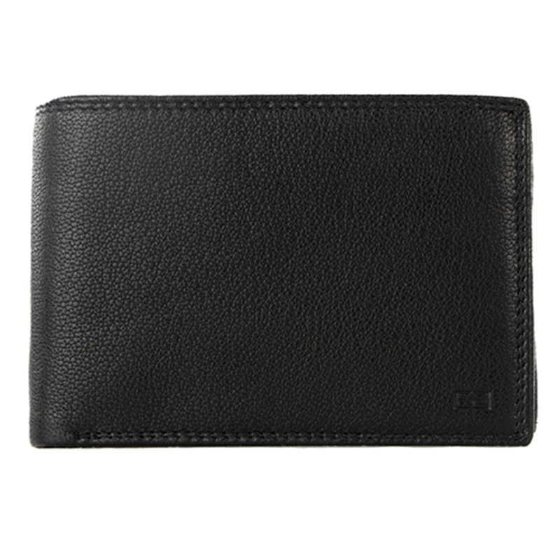 GARZINI Men's Leather Wallet with RFID Protection, Large Wallet with