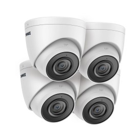 ANNKE C500 3K 5MP 4pcs Set for Home Surveillance PoE IP Security Camera Smart Detection Microphone SD Card Slot Network CameraNetwork: POE, Resolution: 3K(5MP)