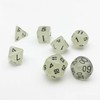 DND Dice - Glow-in-the-Dark DND Dice Set (7-Piece) - Luminous