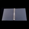OTCRAFT 3PCS A5 6 Ring Binder Cover Clean Transparent Soft
