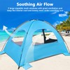 NXONE Beach Tent Sun Shade Shelter for 4 Person with