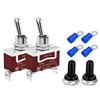 DaierTek Waterproof Toggle Switch 12V DC 30A Heavy Duty 2