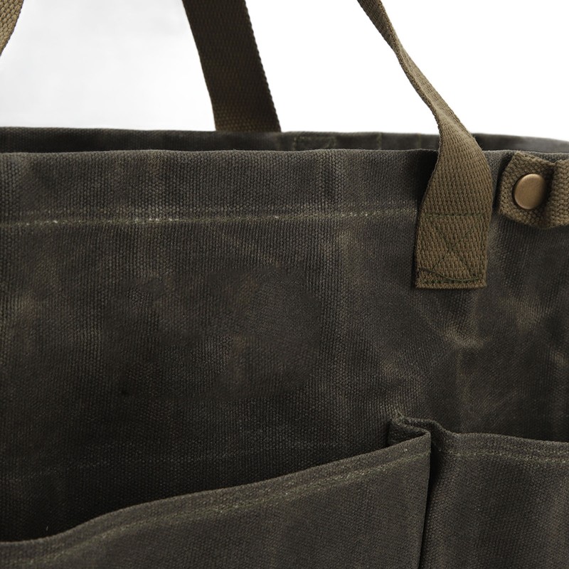 Canvas Pot Bag Waterproof Wearproof Large Capacity Comfortable Grip Canvas