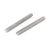 uxcell M4 x 40mm 304 Stainless Steel Fully Threaded Rod