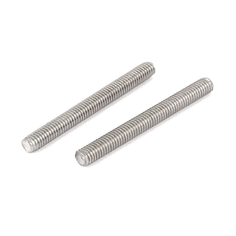 uxcell M4 x 40mm 304 Stainless Steel Fully Threaded Rod
