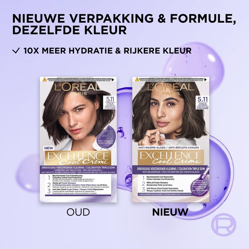 L'Oréal Paris - L'Oréal Paris Excellence Cool - Pack of