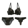 Mon cher pigeon* Bra and Shorts Set, T-back, 3 Pieces,