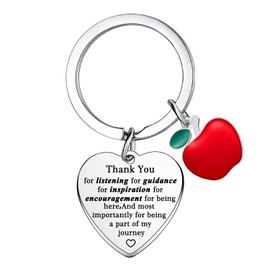 Hgreiwgk Thank You Gift Retirement Gift for Mentor Appreciation Keyring Gifts for Teacher Boss Colleagues Teacher Gifts Keychain Coworker Leaving Gifts