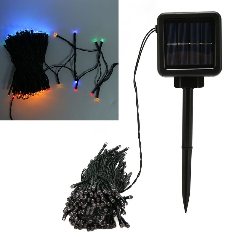 LED Solar String Lights 8 Modes 200 Lamps 22 Meters
