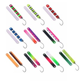Njord Kalastus Trout Bait Stick Set, UV Active, Trout Stick for Trout Fishing, Trout Bait, Spoons, Trout Fishing Lure for Trout Fishing (Set of 10, 3 cm, 1.5 g)