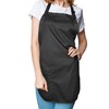 DALIX Apron Commercial Restaurant Home Bib Spun Poly Cotton Kitchen