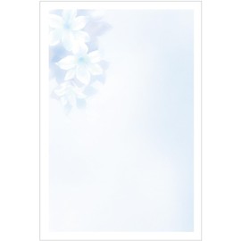 For Death Events Pattern Only, 10 Pieces, Personal Postcards, Inkjet Compatible, Mourning Postcards, Week In The Cold, Death Notice, Funeral Thank You Cards, Plain Alpha-Print Service (S-ST121, White
