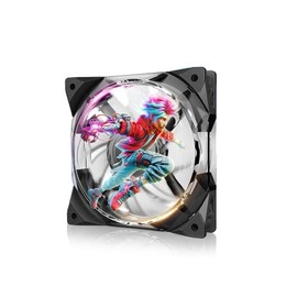 Dynatron HOLO120 Holo Fan 120mm PWM RGB 3D Holographic Display Case Fan
