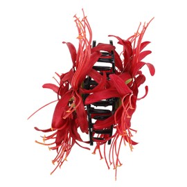 SAFIGLE Large Flower Hair Clips for Women 2-Pack Non-Slip Claw Clips for Thick Hair Elegant Floral Design for Everyday Use and Special Occasions