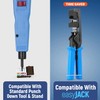 Everest Media Solutions 90° Angled CAT6 Keystone Jack in Brown