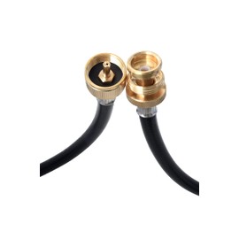 Flame King 8-Ft Propane Hose Adapter Extension to Connect Appliances to RV's Propane Supply, 1-LB Cylinders, or Distribution Tree, Great for Camping and RVing