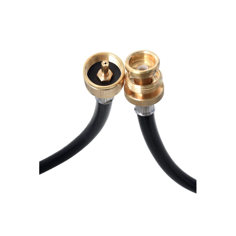 Flame King 8-Ft Propane Hose Adapter Extension to Connect Appliances