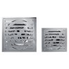 Fdit Square Floor Drain Stainless Steel Floor Drain Anti-Odor Bathroom