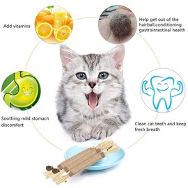 NON-SQUARE Silvervine Sticks for Cats, 9 PCS Natural Catnip Chew Toys for Kittens Teeth Cleaning, Matatabi Chew Sticks Cat Teeth Cleaning Toy, Increase Appetite, Calm Cat Anxiety and Stress(Bell)